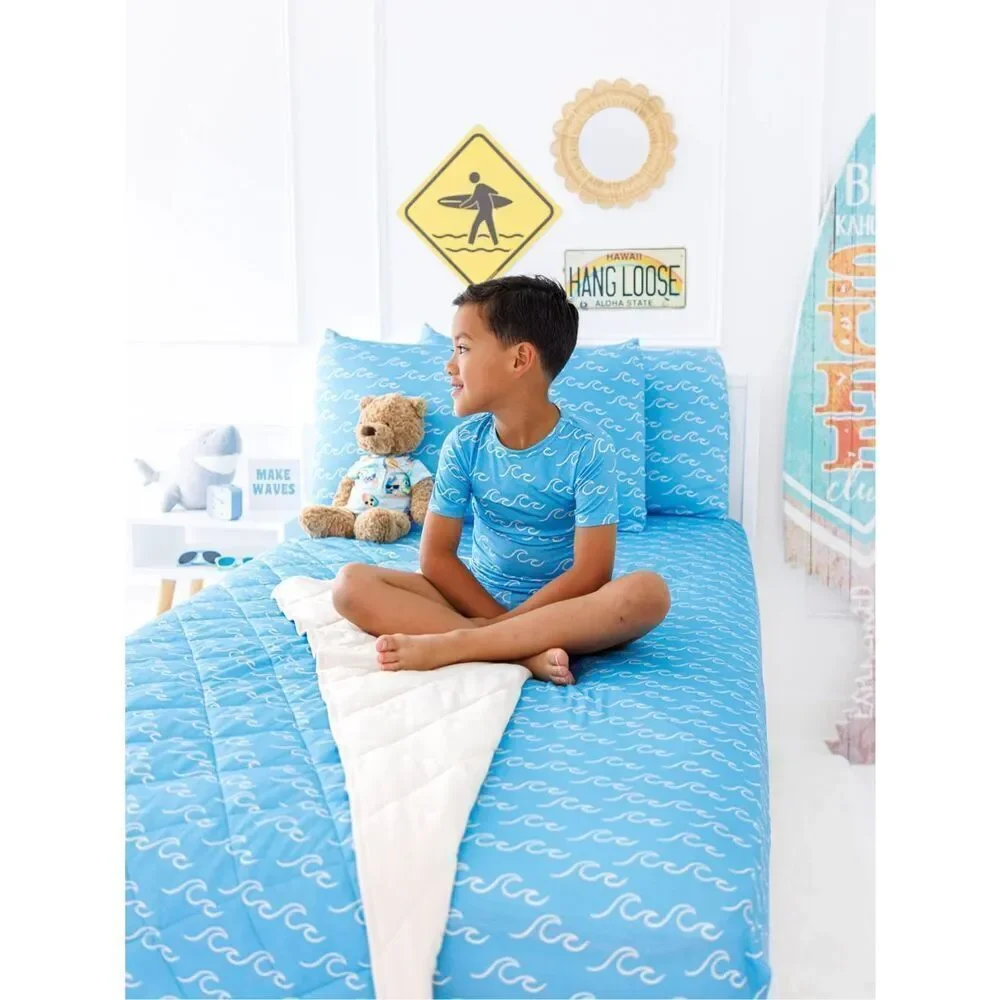 NWT Birdie Bean Bamboo Cove 2-Piece Short Pajama Set
